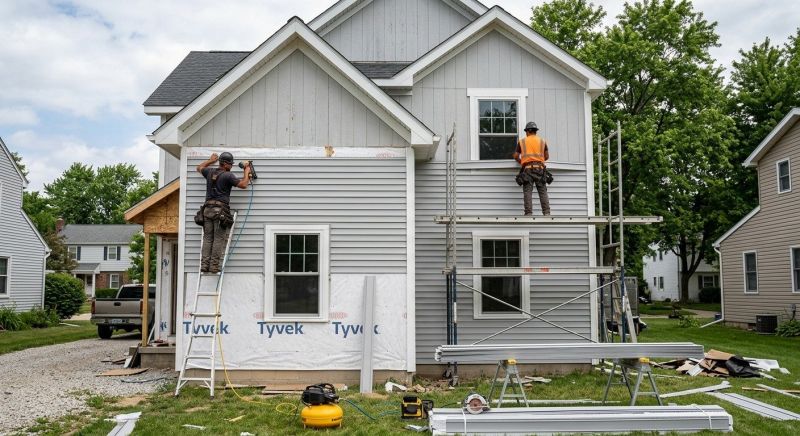 Our team working on Concrete Installation projects in Bergen County, NJ