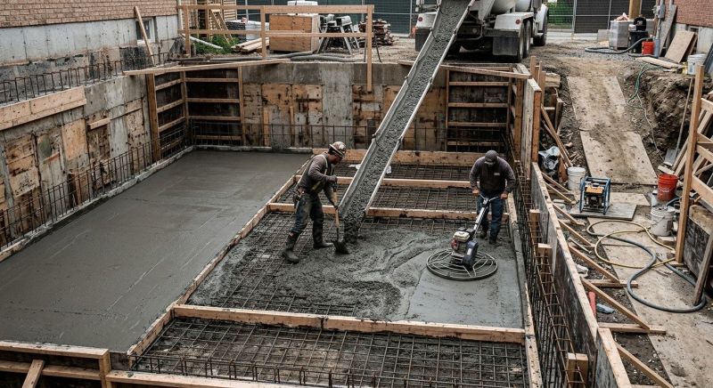 Basement Concrete Installation in Ardsley, NY