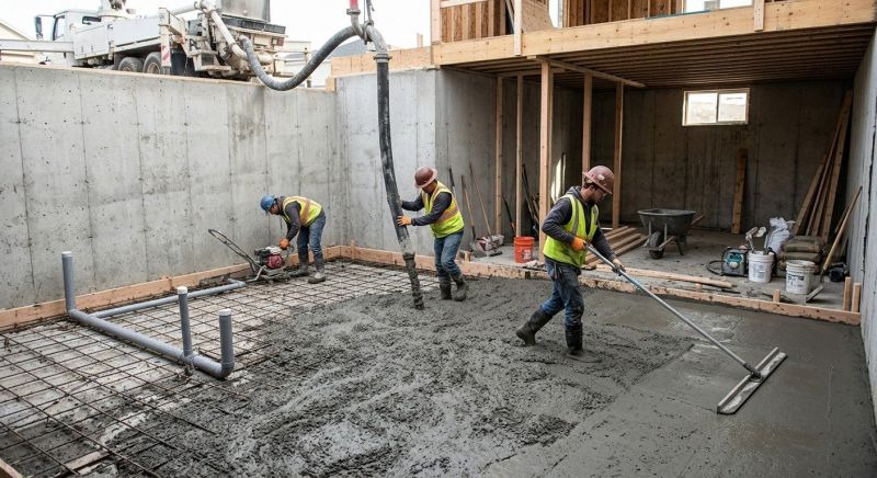 Basement Concrete Installation in Ardsley, NY