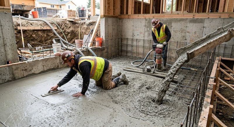 Basement Concrete Installation in Larchmont, NY