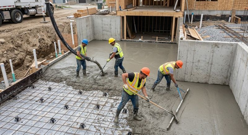 Basement Concrete Installation in Montclair, NJ