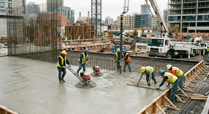 Commercial Slab Installation in Pelham, NY