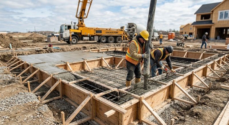 Concrete Foundation Installation in Belleville, NJ