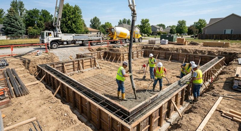 Concrete Foundation Installation in Rye, NY