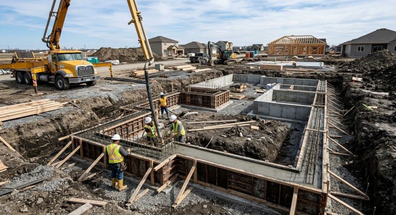 Concrete Foundation Installation in Tarrytown, NY