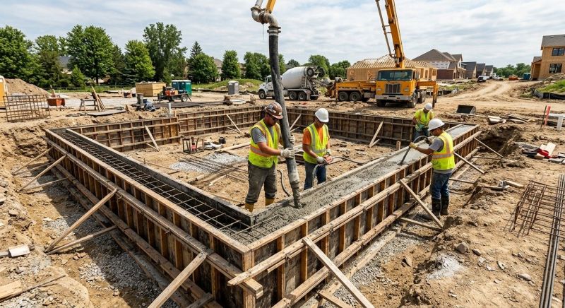 Foundation Wall Pouring in Clark, NJ