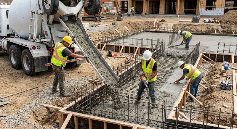 Foundation Wall Pouring in Ossining, NY