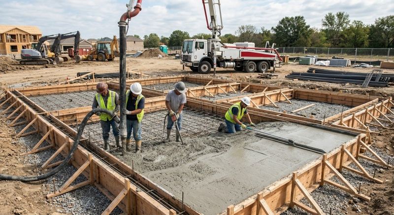 Foundation Pouring